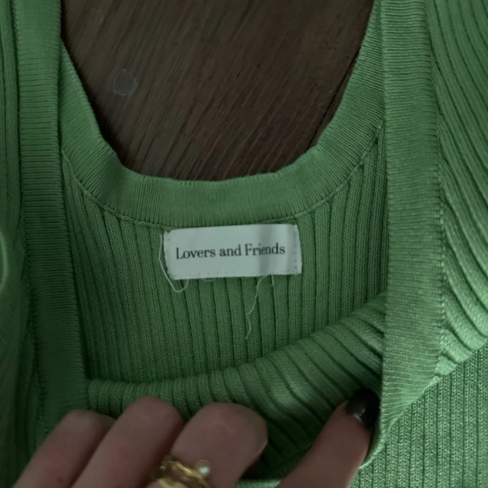 Lovers and friends Amelia ribbed midi dress green - Picture 3 of 7